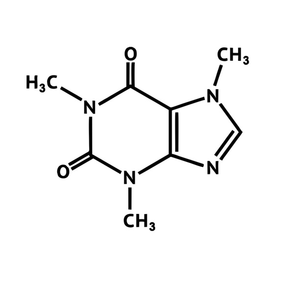 ☕ Coffee Caffeine Molecule Pendant Necklace Tea Stainless Steel Handmade 4for$20 - Picture 5 of 6